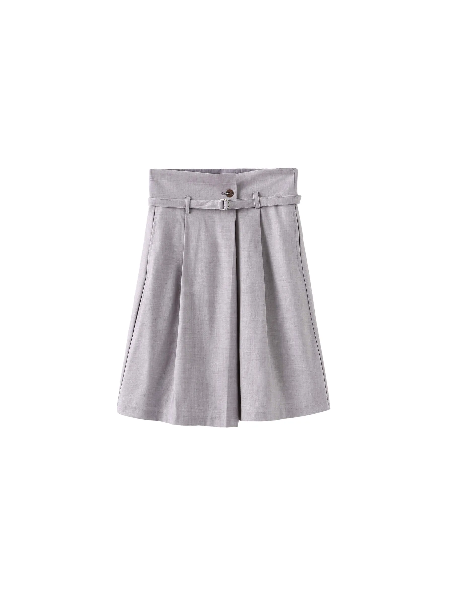 A-line Round Skirt with Wool Blend