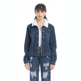 Addilyn Fleece Lined Denim Jacket