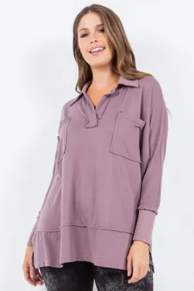 Collared Dual Pocket Tunic