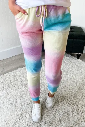 Colorful Drawstring Joggers- Pastels