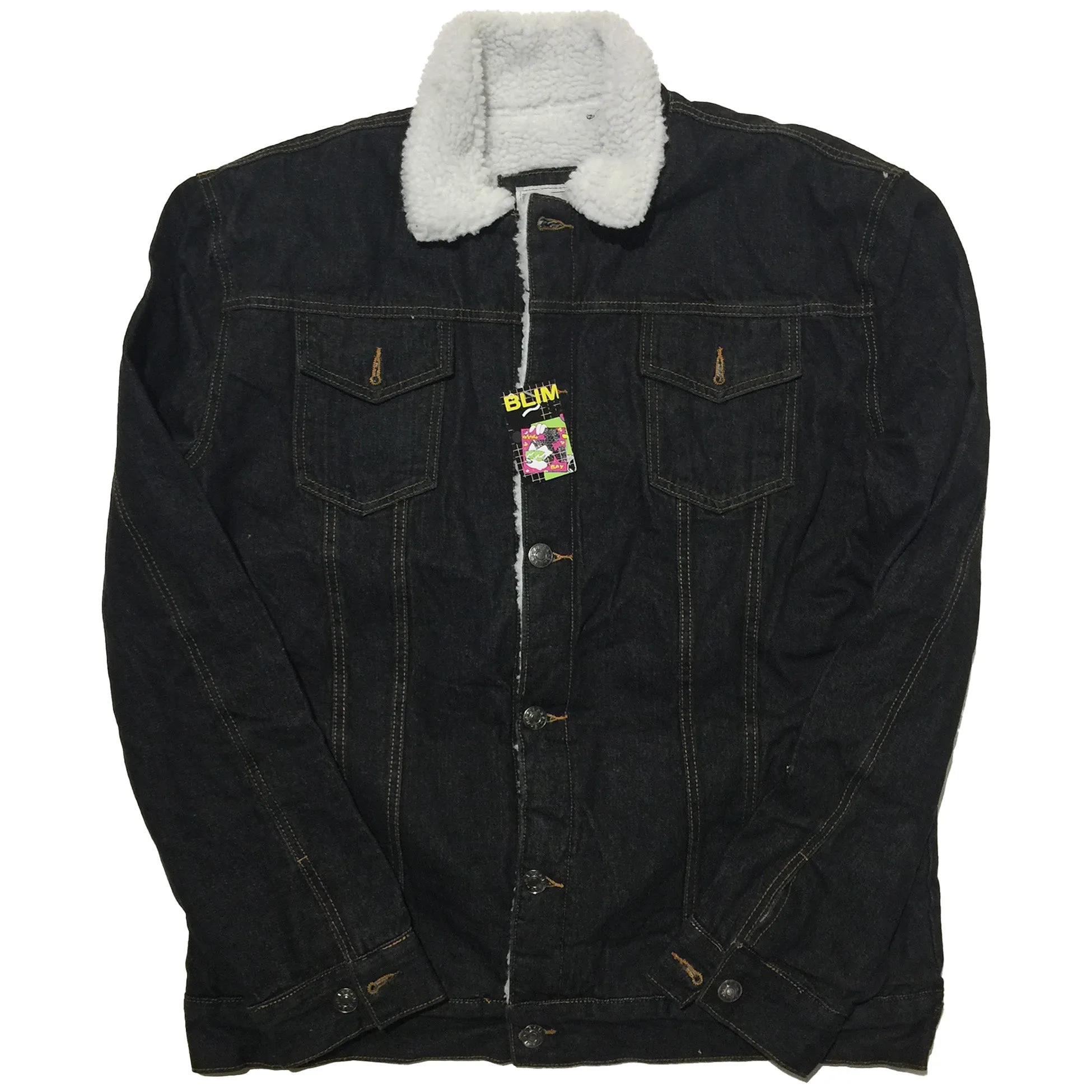 Denim Jacket with Fleece Lining