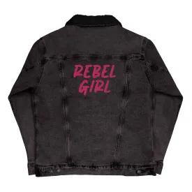 Denim sherpa jacket REBEL GIRL