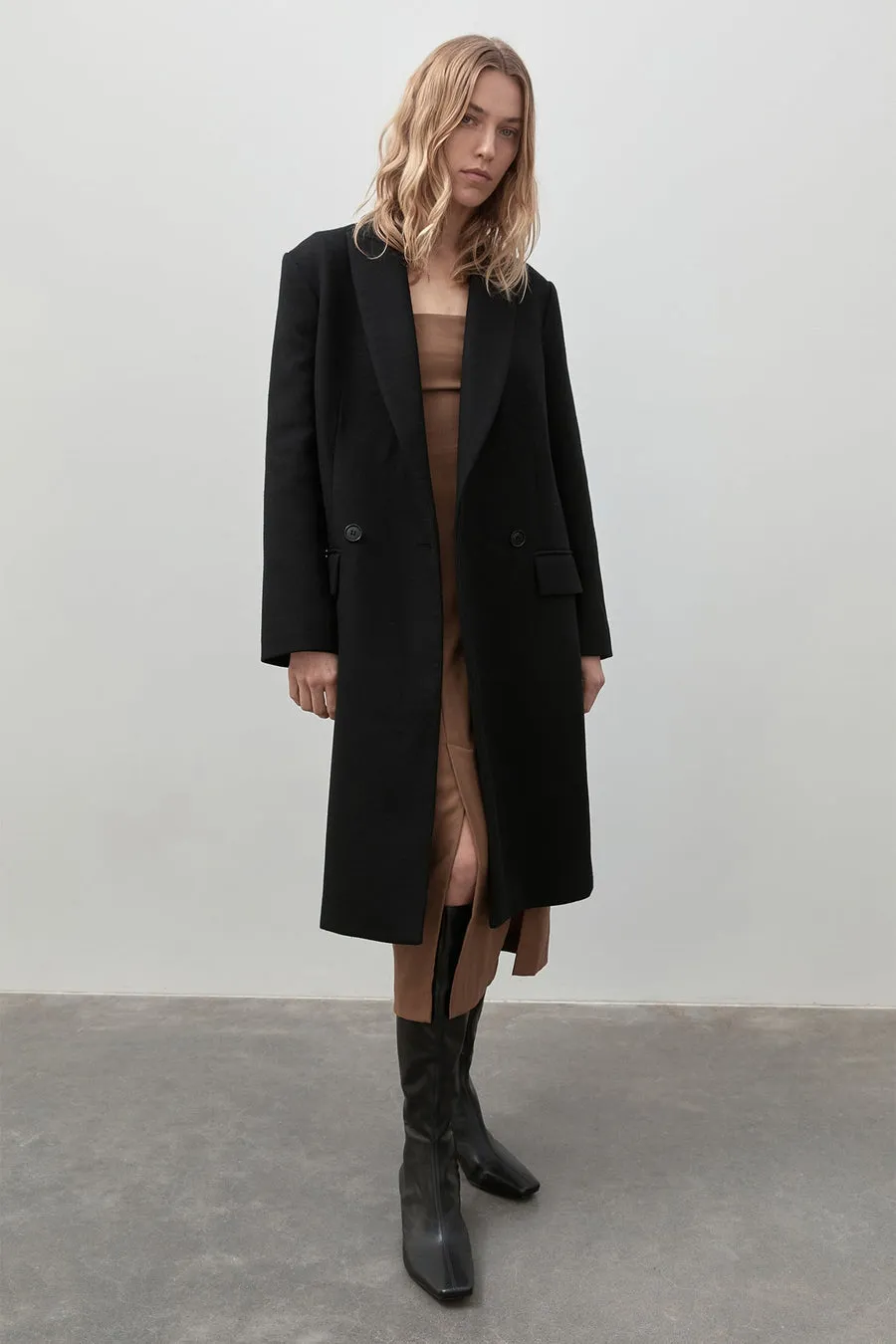 Double Breasted Wool Coat