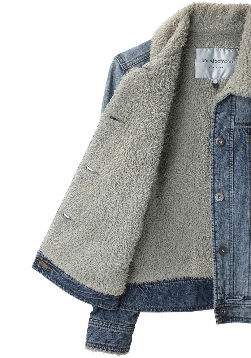 Fleece Lined Denim Jacket