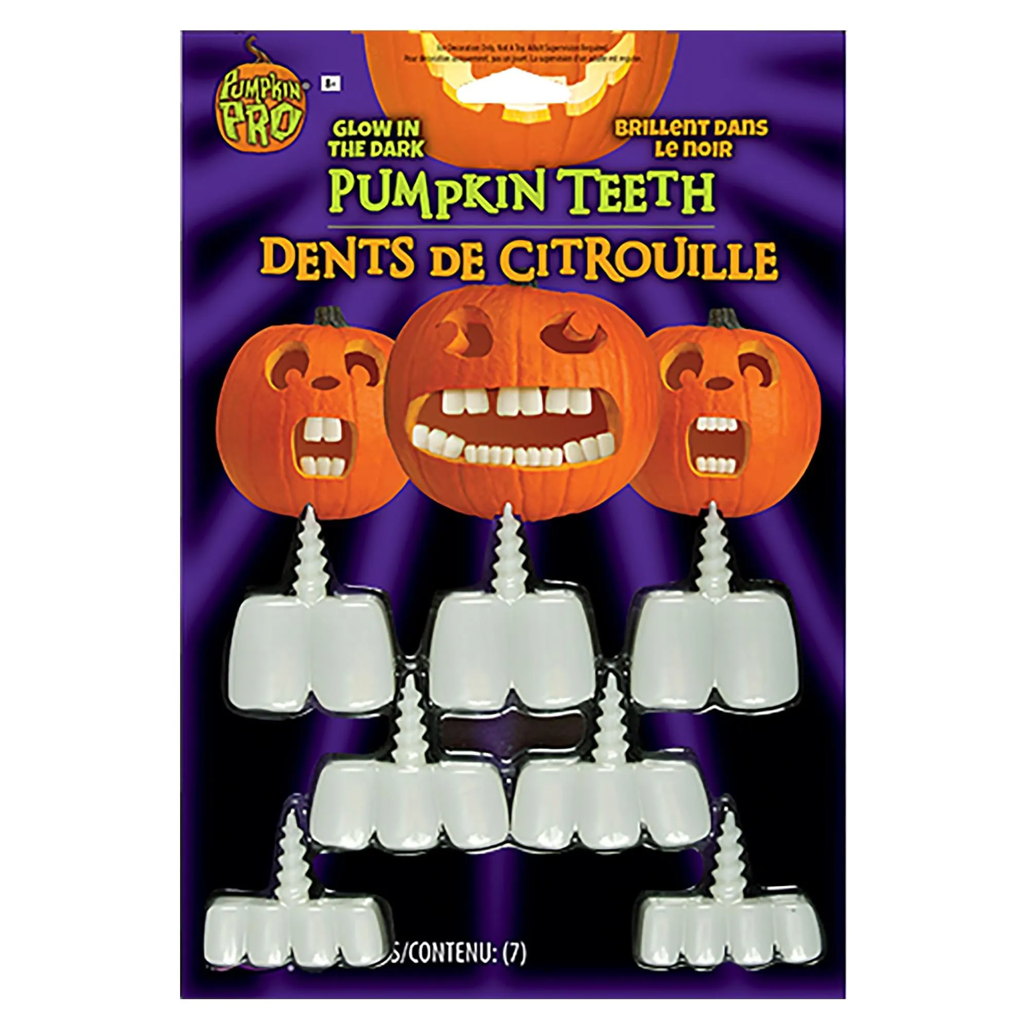 Halloween Pumpkin Accessory Kit | Buck Teeth