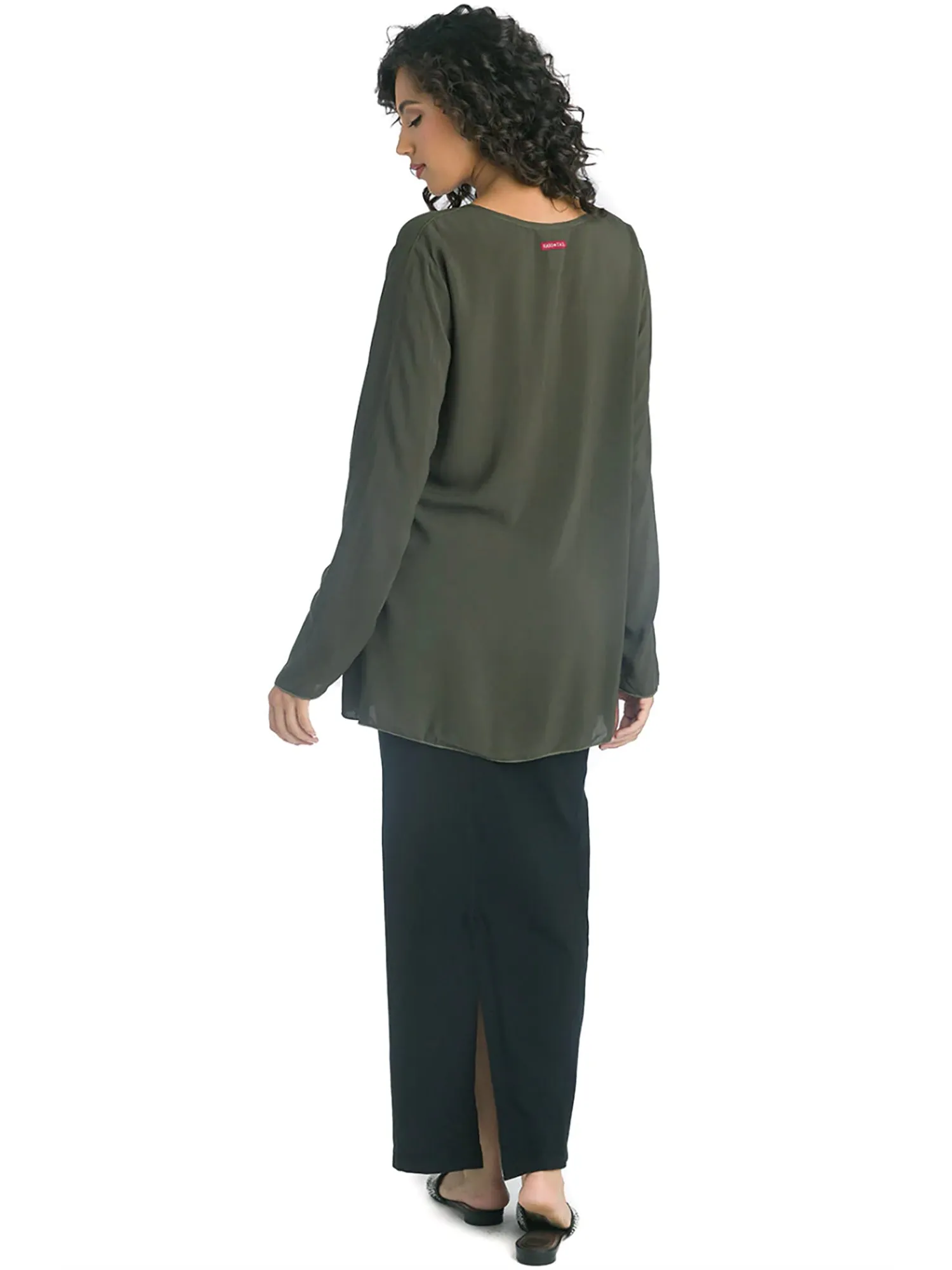 Hard Tail Long Sleeve Flowy Tunic (Style RV-02)