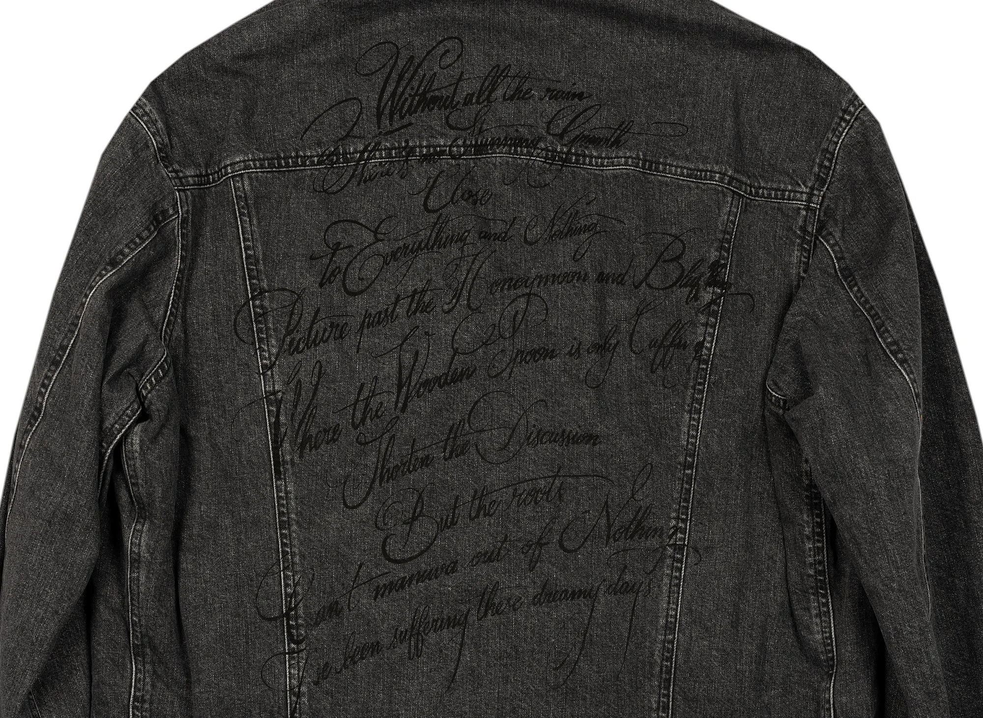 Junya Watanabe MAN Poem Denim Jacket