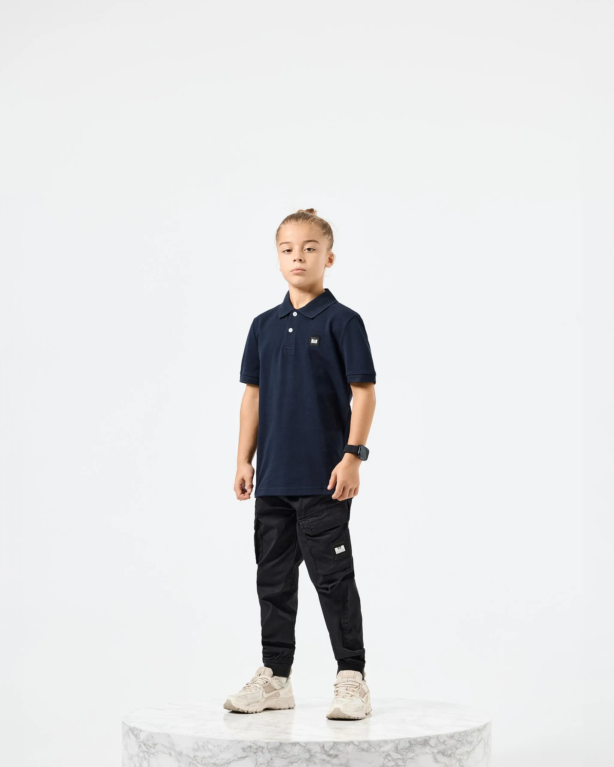 Kids Caneiros Polo Shirt Navy