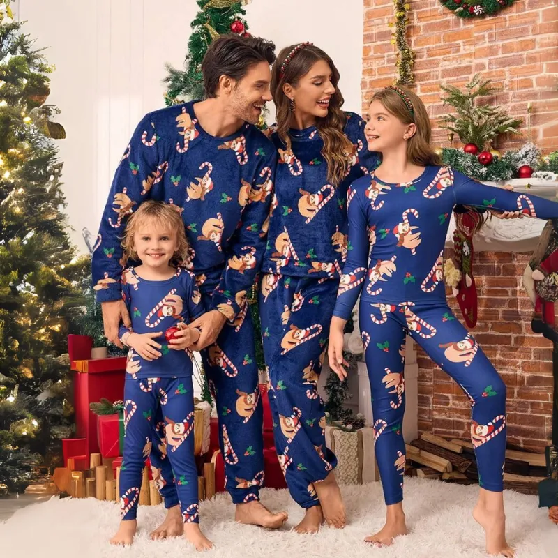 Long Sleeve Snug Fit Family Matching Set