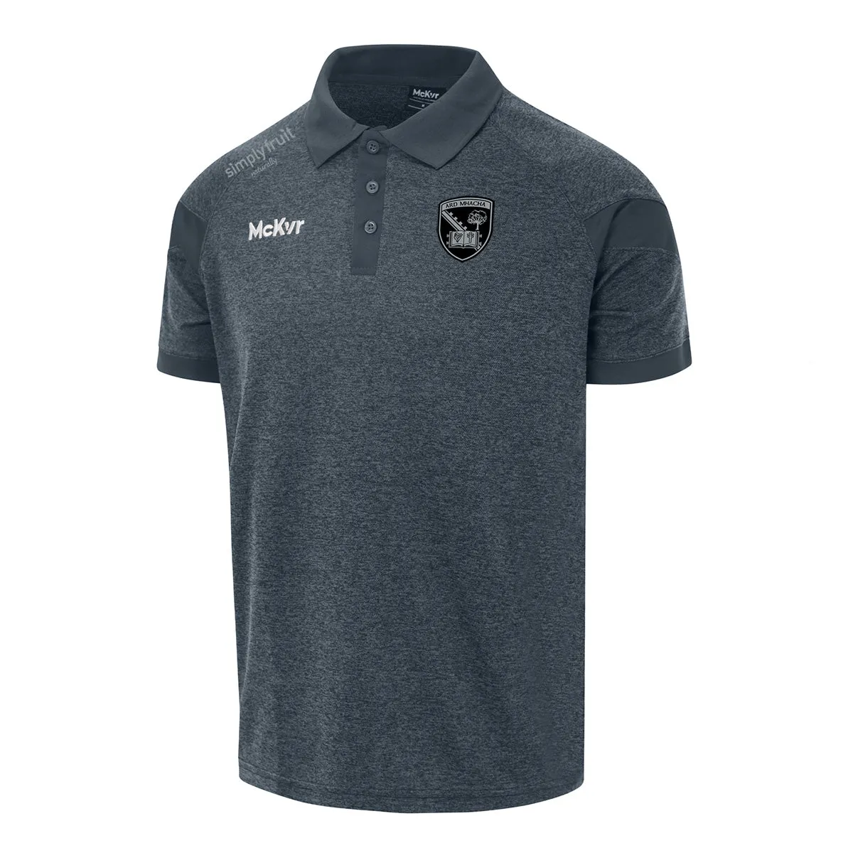 Mc Keever Armagh GAA Core 22 Polo Top - Adult - Charcoal