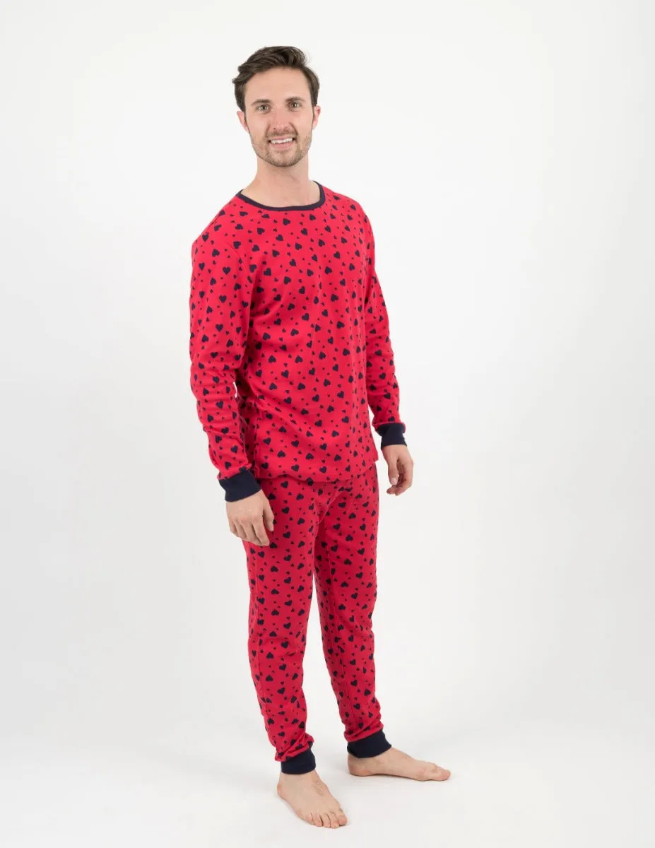 Men's Hearts Pajamas