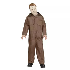 Michael Myers Costume With Memory Flex Mask Child