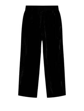 Noah Wide Velvet Pants / Black