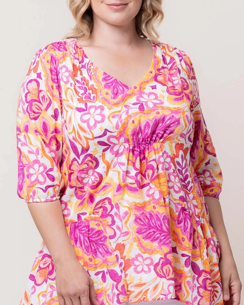 Oasis Flowy Swing Tunic Top - Sale!