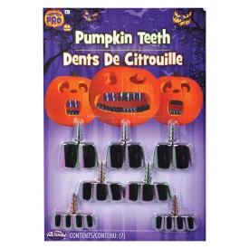 Oil Slick Pumpkin Decorating Teeth | Buck Teeth