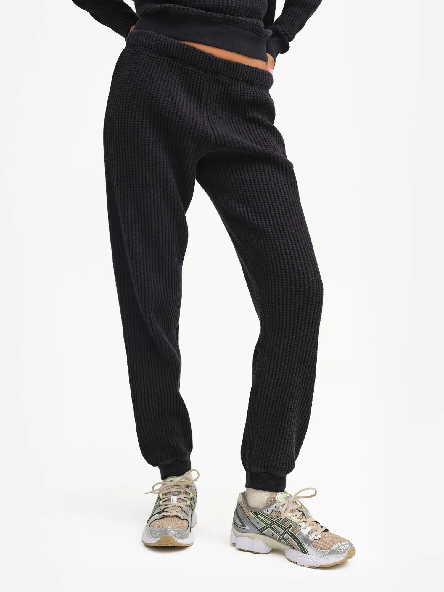 Organic Waffle Relaxed Jogger