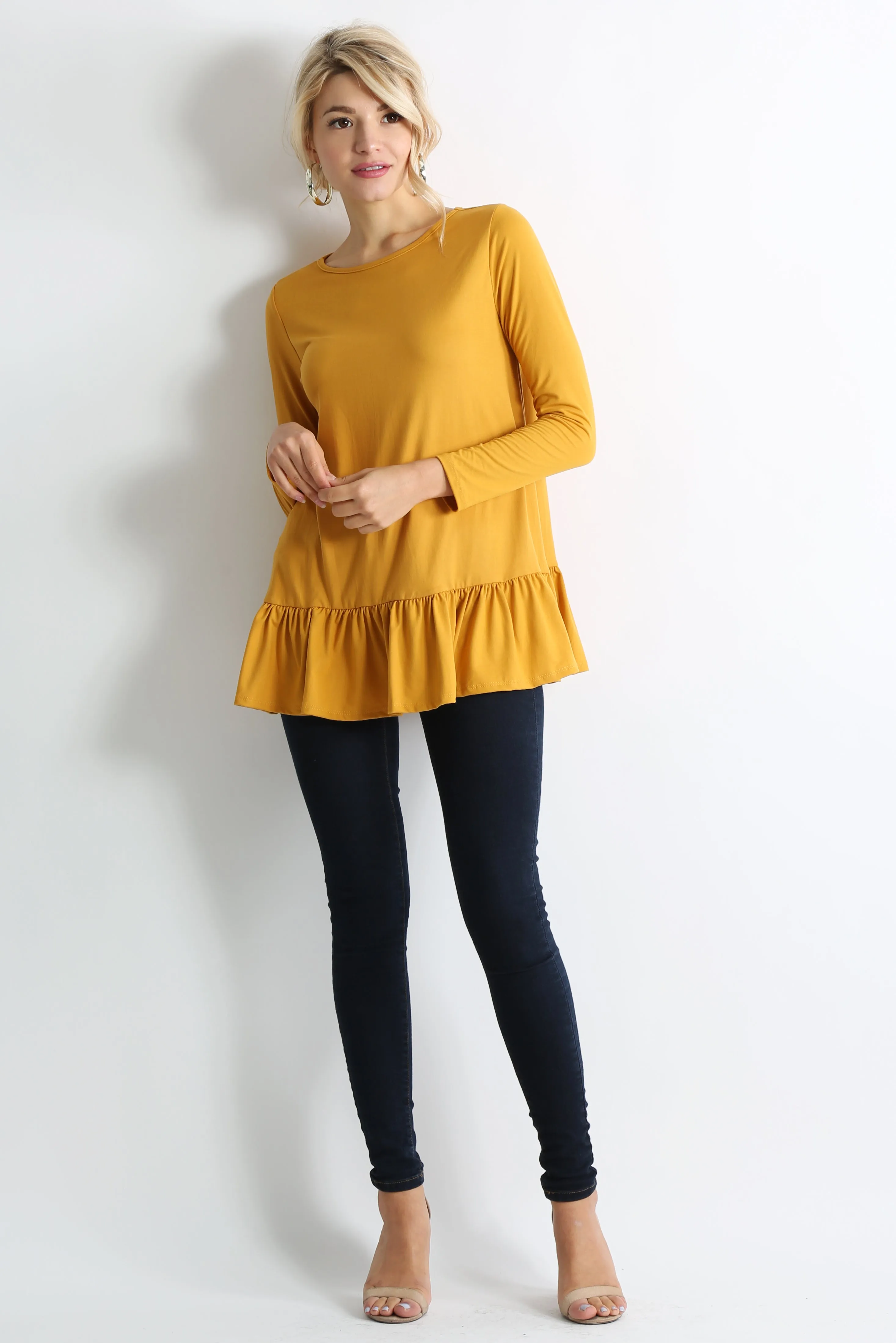 Play With Peplum Tunic Top