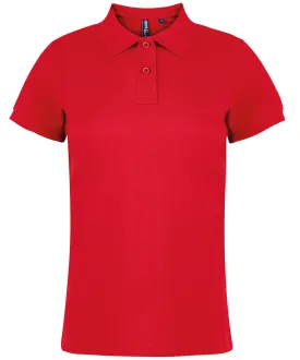 Red - Women's polo