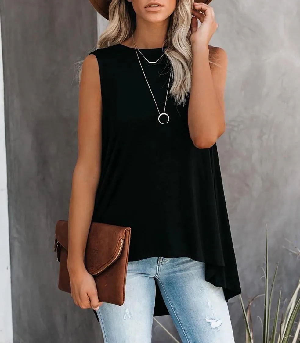 Relaxed Tank Top - Black