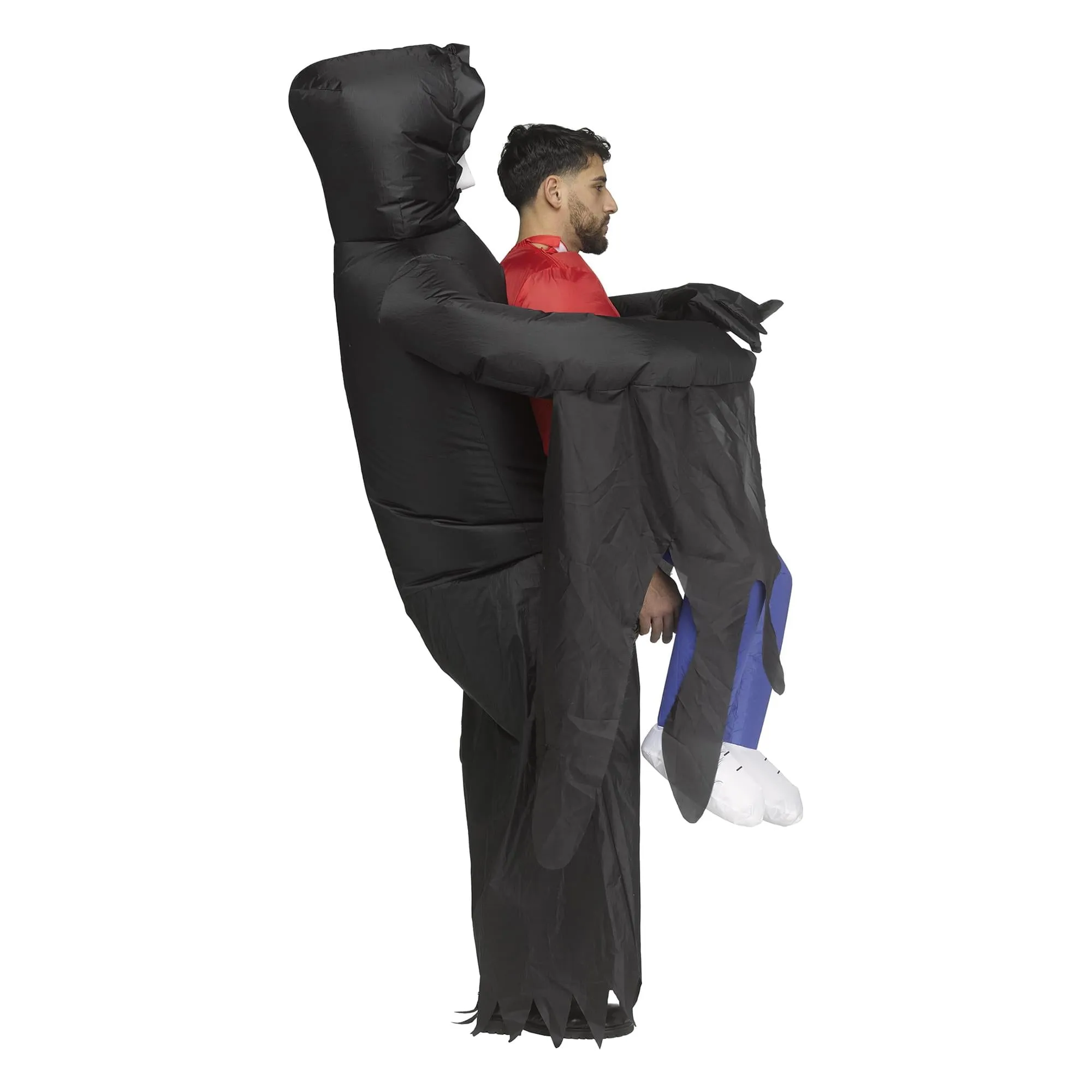 Scream Ghost Face Piggyback Inflatable Adult Costume | One Size Fits Up to 14