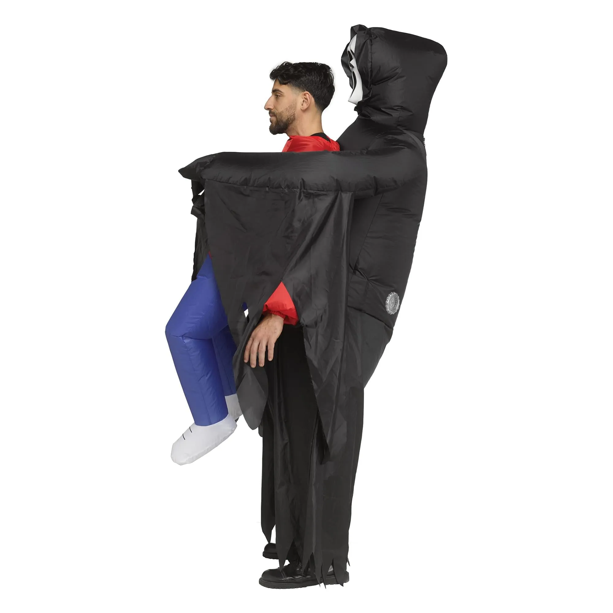 Scream Ghost Face Piggyback Inflatable Adult Costume | One Size Fits Up to 14