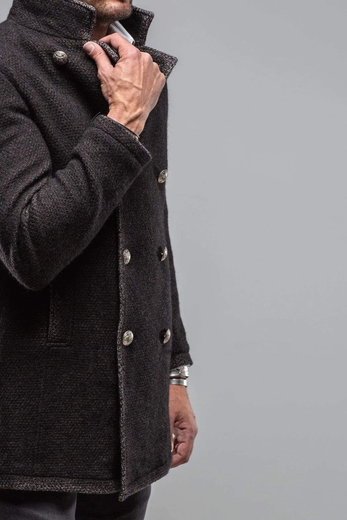 St. Christoff Jacket In Charcoal