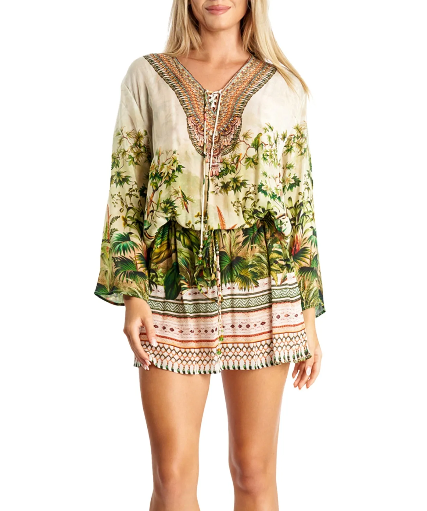 Tropical Paradise Tunic Dress