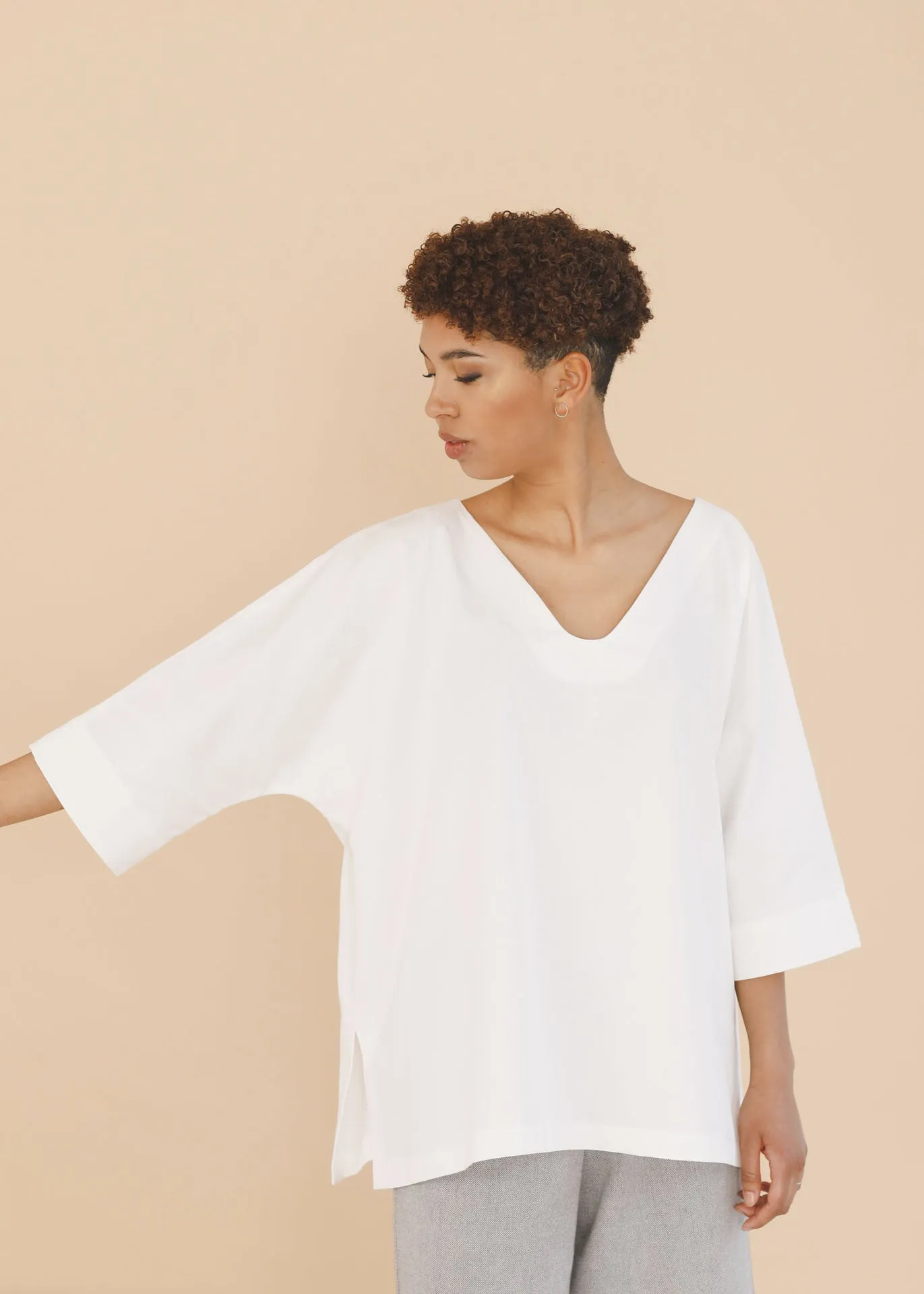 Valentina - Tunic Top - 100% Cotton (organic) / 100 % Baumwolle (Bio)