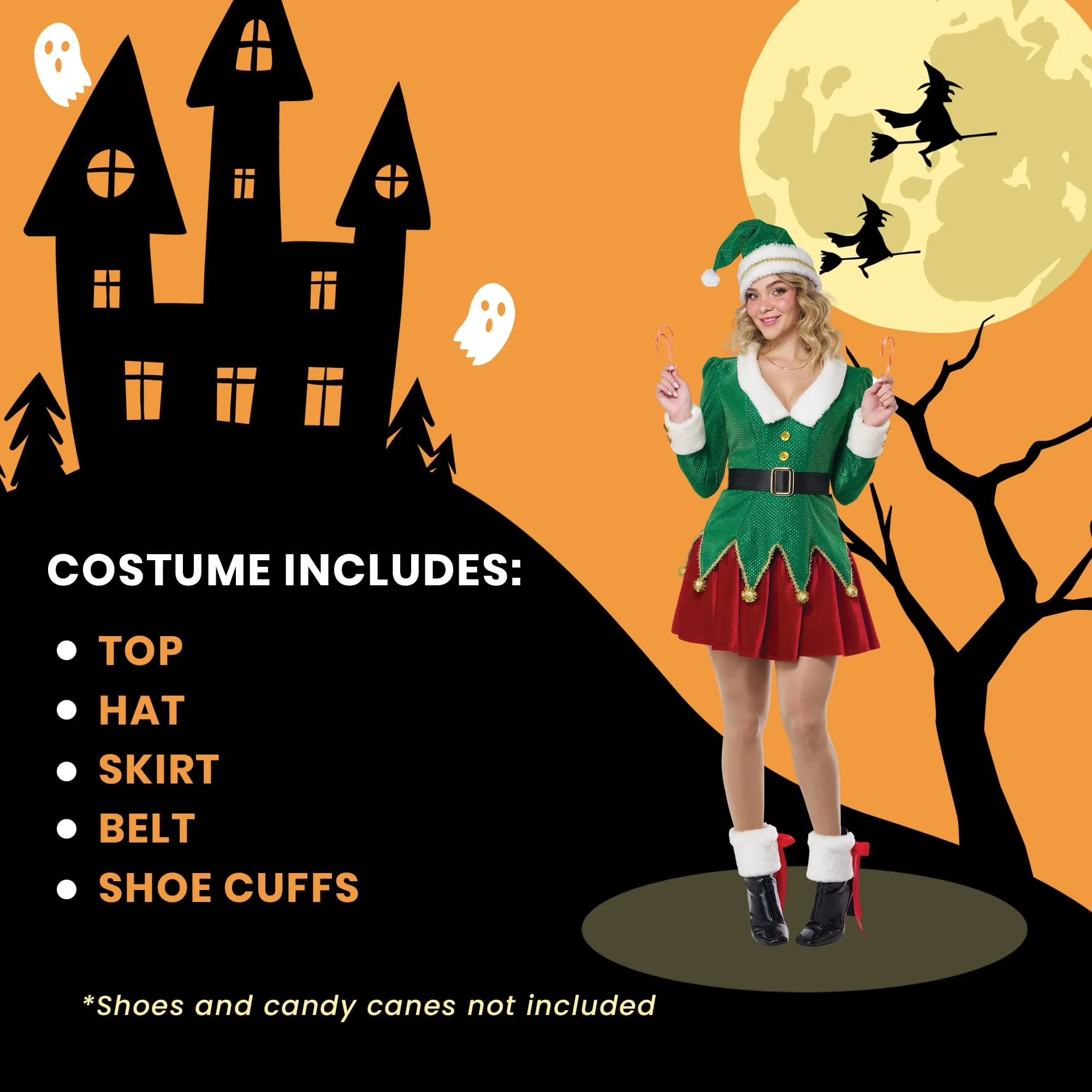 Very Merry Elf Adult Costume