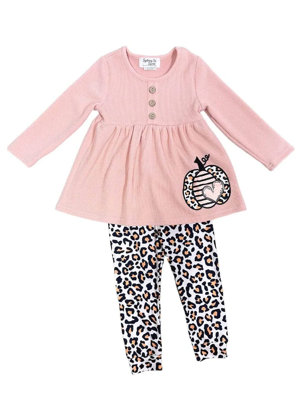 Wild Love for Pumpkins Tunic & Leggings Girls Outfit