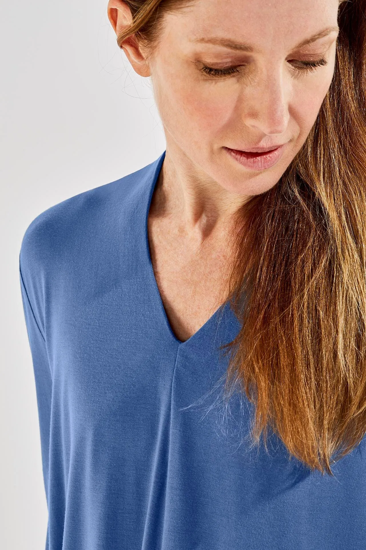 Women's Thera Tunic Top | Contemporary Blue